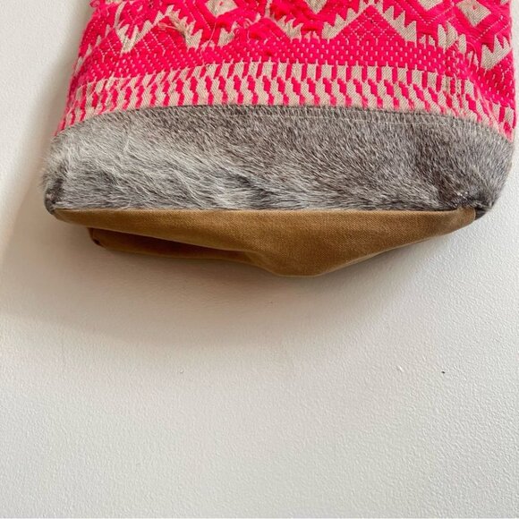 Bundle two Myra Boho Leather Large Tote Bags - Picture 3 of 15